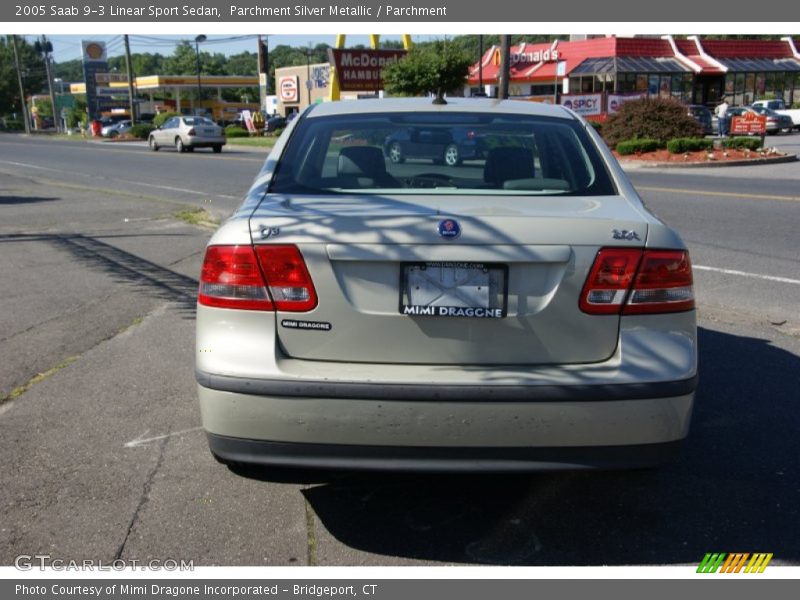 Parchment Silver Metallic / Parchment 2005 Saab 9-3 Linear Sport Sedan