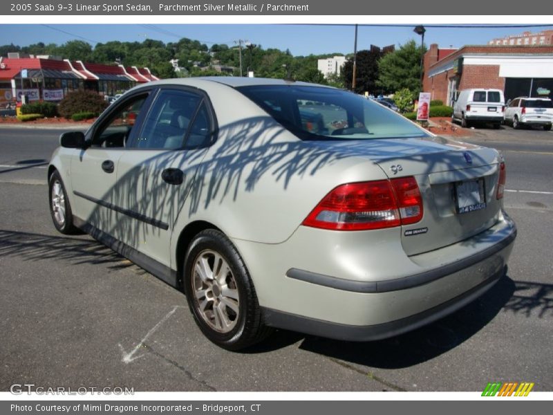 Parchment Silver Metallic / Parchment 2005 Saab 9-3 Linear Sport Sedan