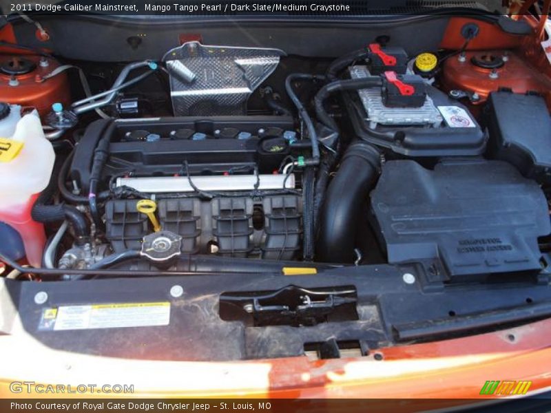 Mango Tango Pearl / Dark Slate/Medium Graystone 2011 Dodge Caliber Mainstreet