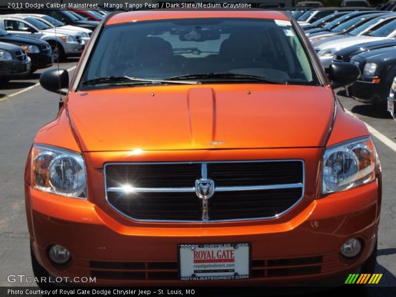 Mango Tango Pearl / Dark Slate/Medium Graystone 2011 Dodge Caliber Mainstreet