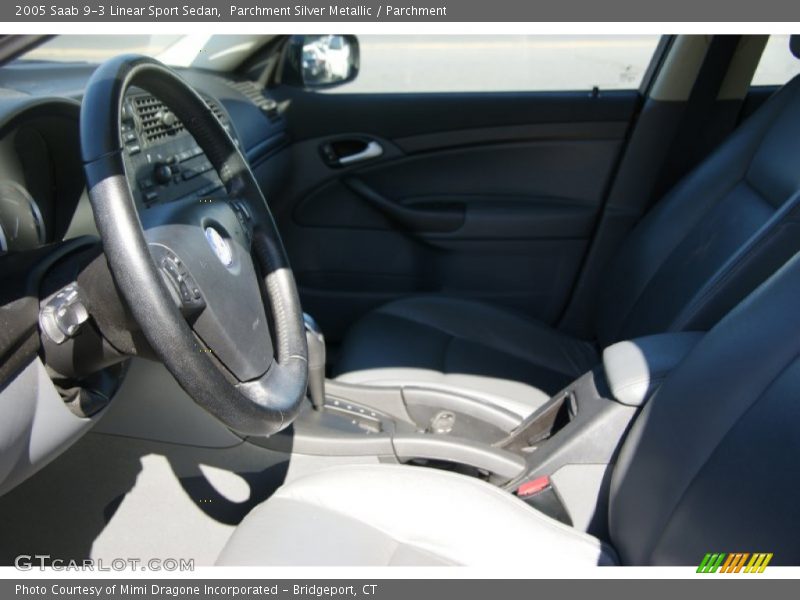 Parchment Silver Metallic / Parchment 2005 Saab 9-3 Linear Sport Sedan