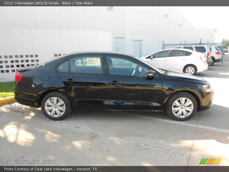 Black / Titan Black 2012 Volkswagen Jetta SE Sedan