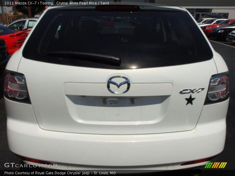 Crystal White Pearl Mica / Sand 2011 Mazda CX-7 i Touring
