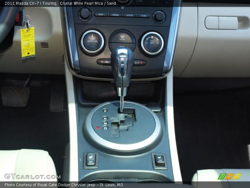 Crystal White Pearl Mica / Sand 2011 Mazda CX-7 i Touring