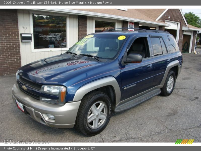 Indigo Blue Metallic / Medium Pewter 2003 Chevrolet TrailBlazer LTZ 4x4
