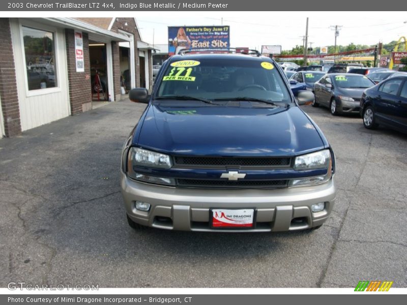 Indigo Blue Metallic / Medium Pewter 2003 Chevrolet TrailBlazer LTZ 4x4