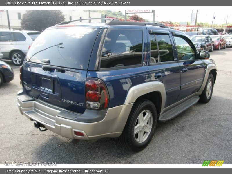 Indigo Blue Metallic / Medium Pewter 2003 Chevrolet TrailBlazer LTZ 4x4