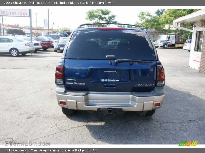 Indigo Blue Metallic / Medium Pewter 2003 Chevrolet TrailBlazer LTZ 4x4