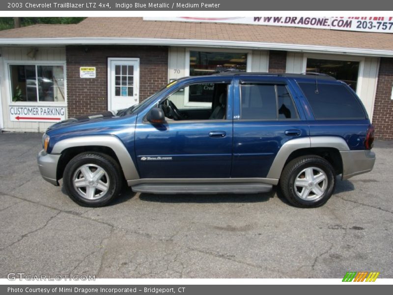 Indigo Blue Metallic / Medium Pewter 2003 Chevrolet TrailBlazer LTZ 4x4