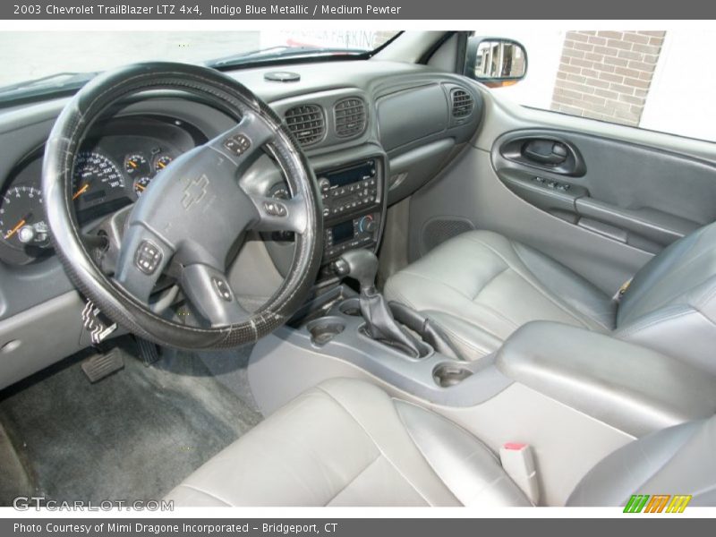 Indigo Blue Metallic / Medium Pewter 2003 Chevrolet TrailBlazer LTZ 4x4