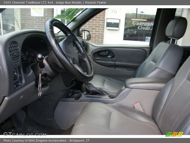 Indigo Blue Metallic / Medium Pewter 2003 Chevrolet TrailBlazer LTZ 4x4