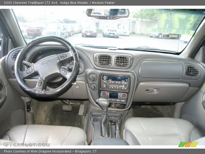 Indigo Blue Metallic / Medium Pewter 2003 Chevrolet TrailBlazer LTZ 4x4