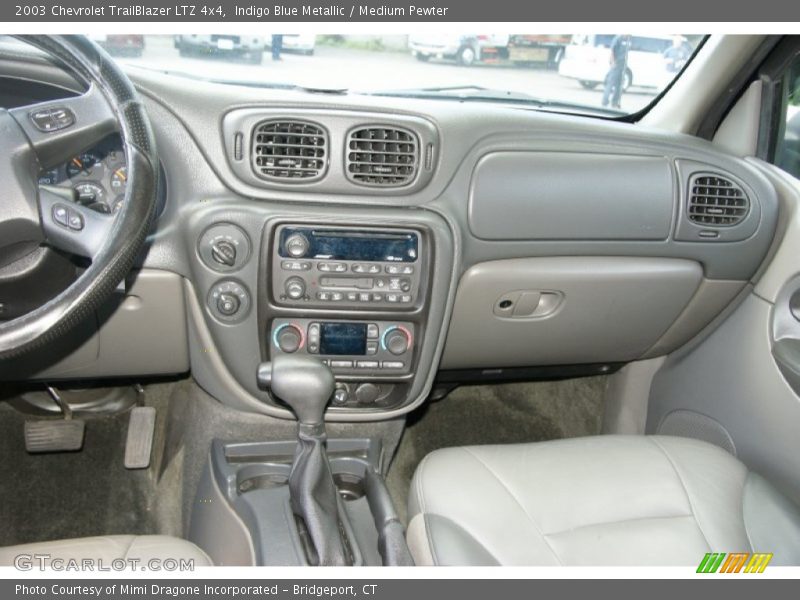 Indigo Blue Metallic / Medium Pewter 2003 Chevrolet TrailBlazer LTZ 4x4