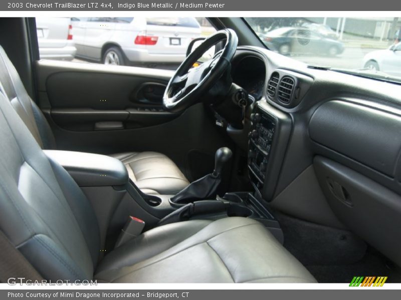 Indigo Blue Metallic / Medium Pewter 2003 Chevrolet TrailBlazer LTZ 4x4