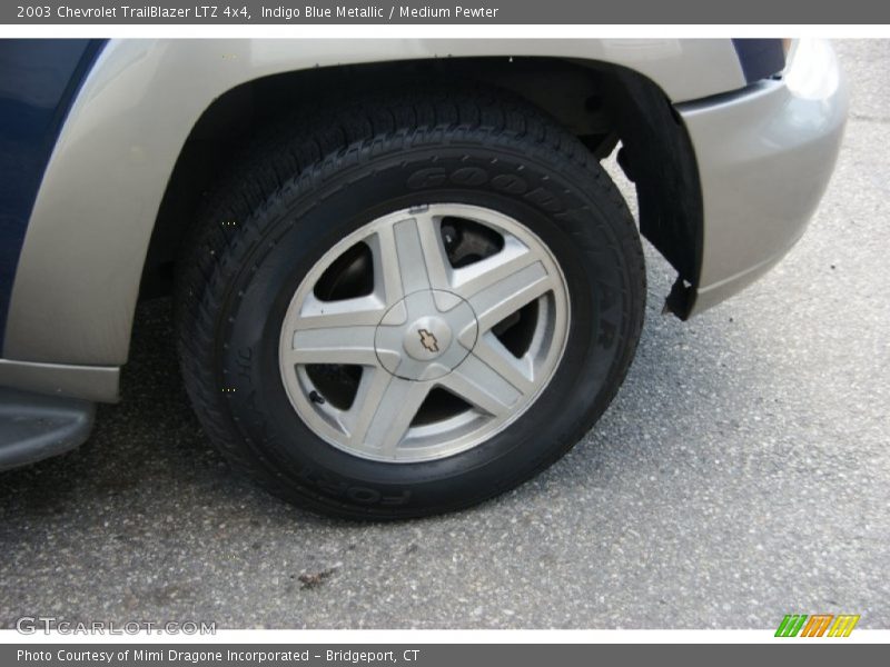 Indigo Blue Metallic / Medium Pewter 2003 Chevrolet TrailBlazer LTZ 4x4