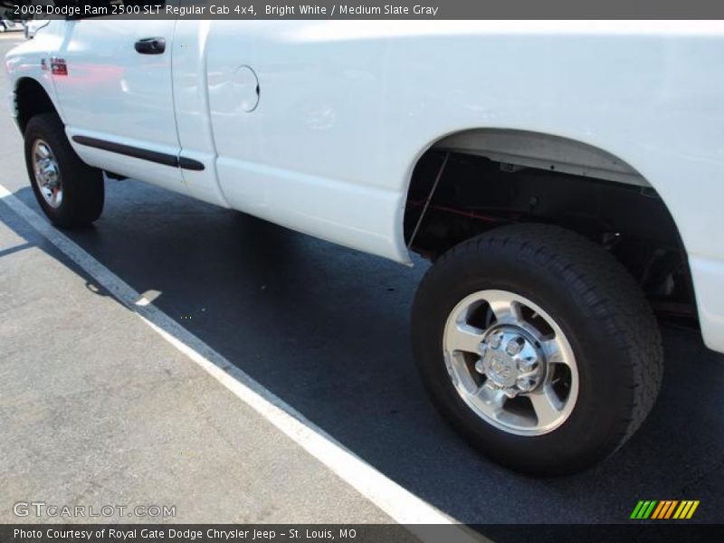 Bright White / Medium Slate Gray 2008 Dodge Ram 2500 SLT Regular Cab 4x4