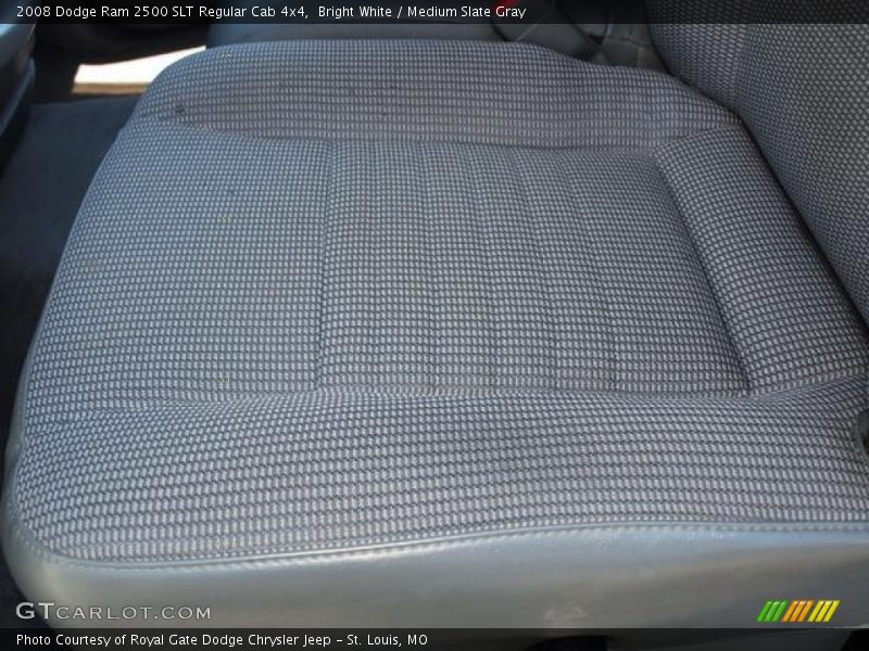 Bright White / Medium Slate Gray 2008 Dodge Ram 2500 SLT Regular Cab 4x4