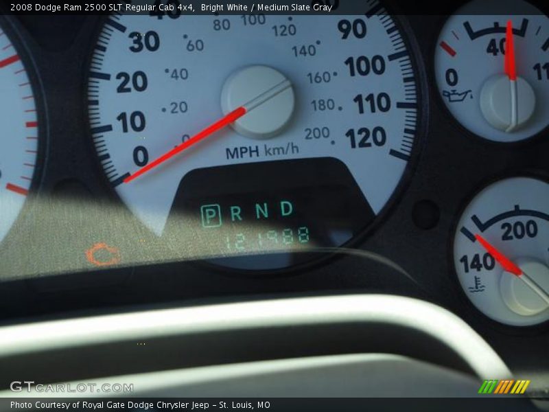 Bright White / Medium Slate Gray 2008 Dodge Ram 2500 SLT Regular Cab 4x4