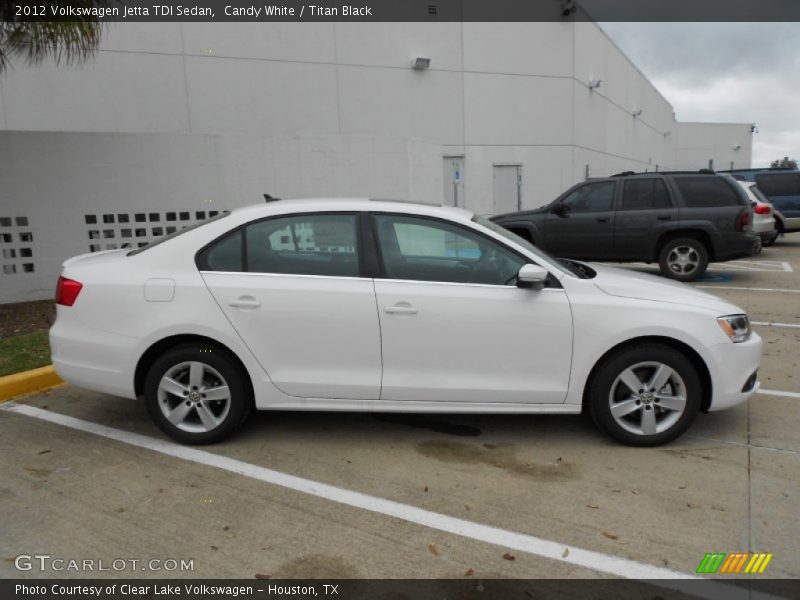 Candy White / Titan Black 2012 Volkswagen Jetta TDI Sedan