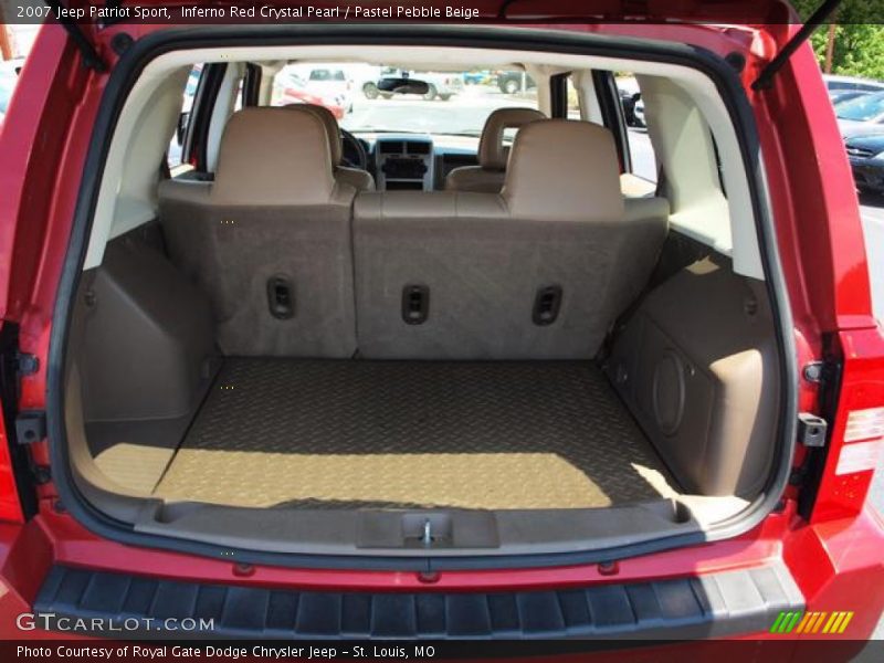 Inferno Red Crystal Pearl / Pastel Pebble Beige 2007 Jeep Patriot Sport