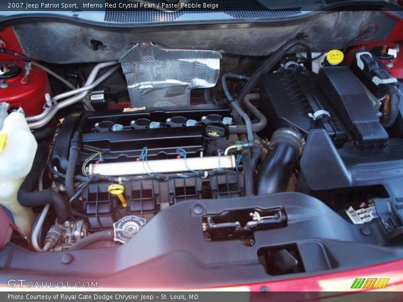Inferno Red Crystal Pearl / Pastel Pebble Beige 2007 Jeep Patriot Sport