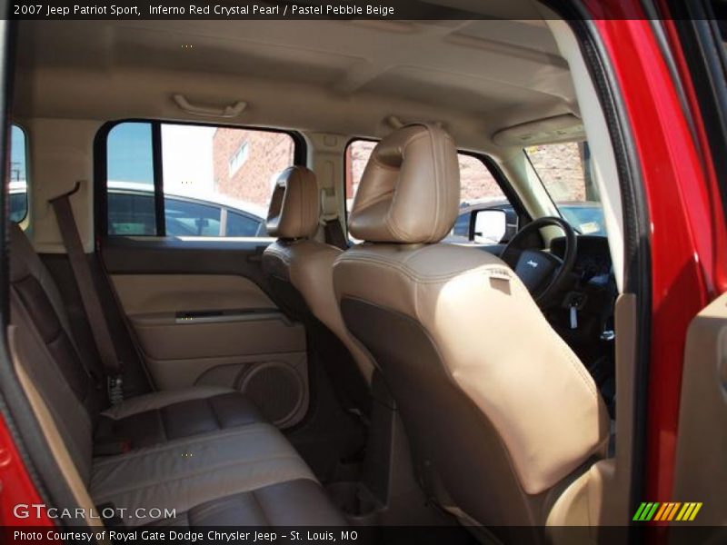 Inferno Red Crystal Pearl / Pastel Pebble Beige 2007 Jeep Patriot Sport