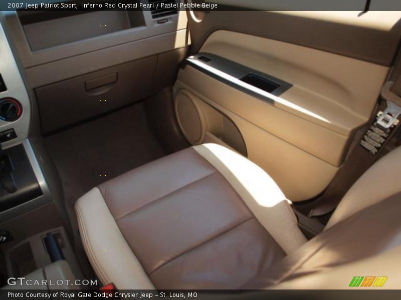Inferno Red Crystal Pearl / Pastel Pebble Beige 2007 Jeep Patriot Sport