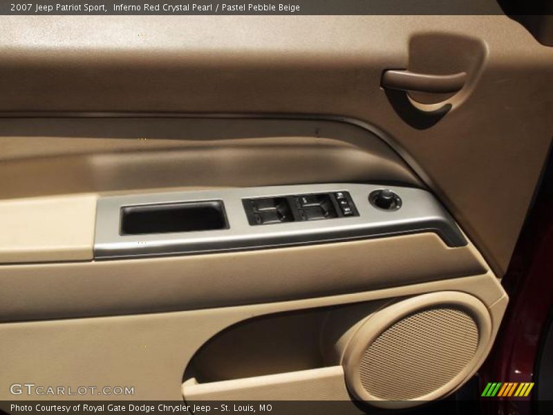 Inferno Red Crystal Pearl / Pastel Pebble Beige 2007 Jeep Patriot Sport