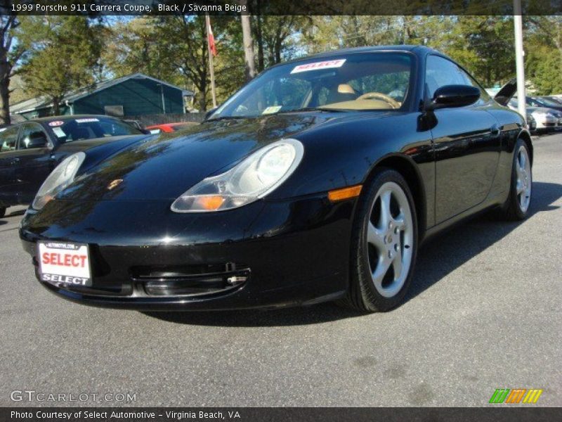 Black / Savanna Beige 1999 Porsche 911 Carrera Coupe