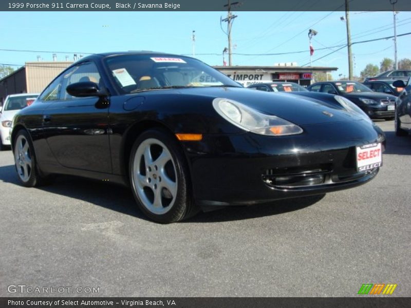 Black / Savanna Beige 1999 Porsche 911 Carrera Coupe