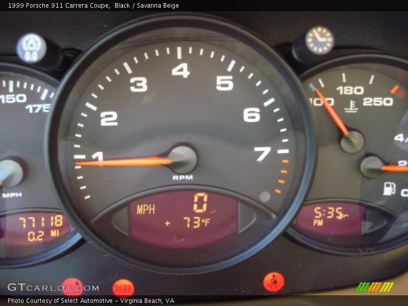 Black / Savanna Beige 1999 Porsche 911 Carrera Coupe