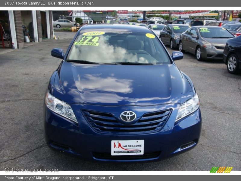 Blue Ribbon Metallic / Ash 2007 Toyota Camry LE