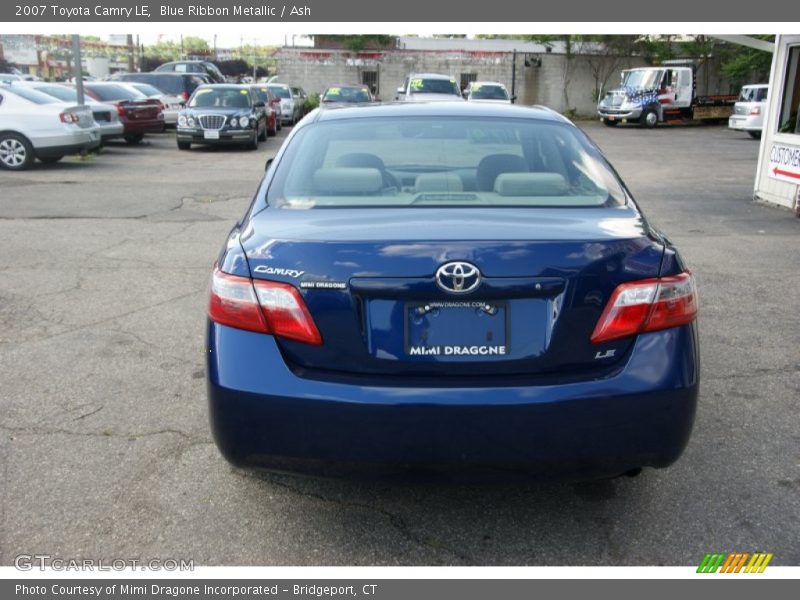 Blue Ribbon Metallic / Ash 2007 Toyota Camry LE