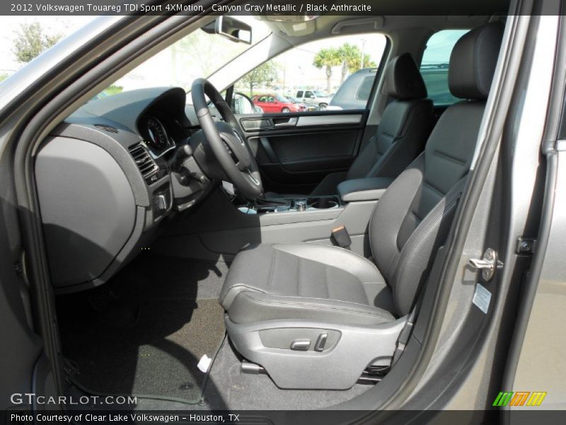 Canyon Gray Metallic / Black Anthracite 2012 Volkswagen Touareg TDI Sport 4XMotion