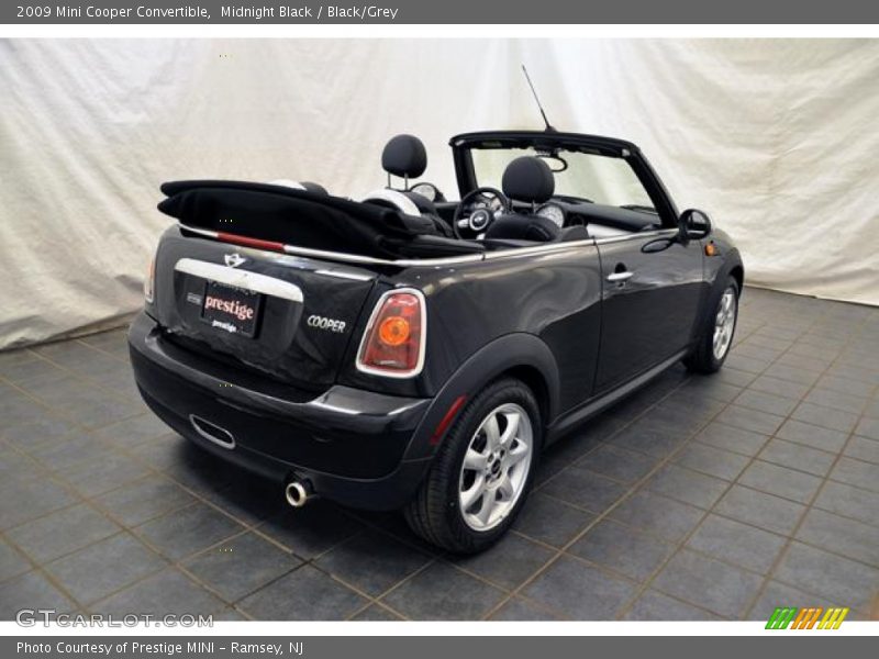 Midnight Black / Black/Grey 2009 Mini Cooper Convertible