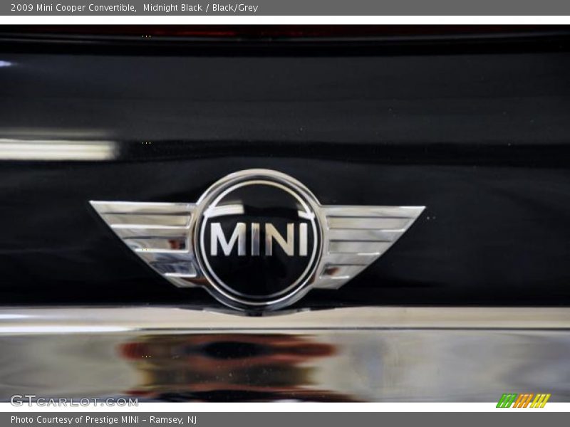 Midnight Black / Black/Grey 2009 Mini Cooper Convertible
