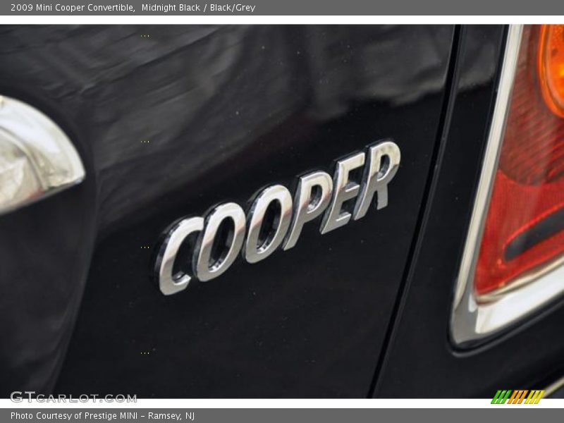 Midnight Black / Black/Grey 2009 Mini Cooper Convertible