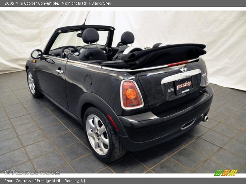 Midnight Black / Black/Grey 2009 Mini Cooper Convertible