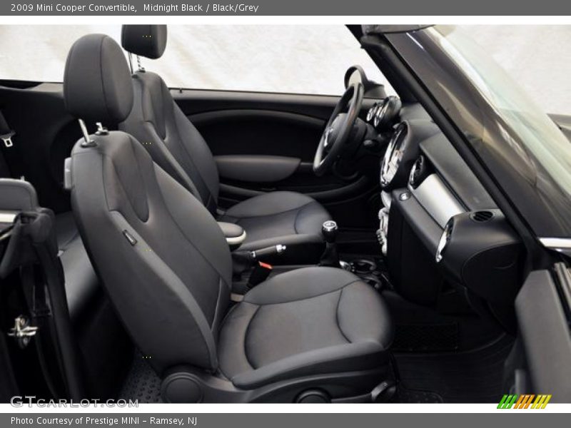 Midnight Black / Black/Grey 2009 Mini Cooper Convertible