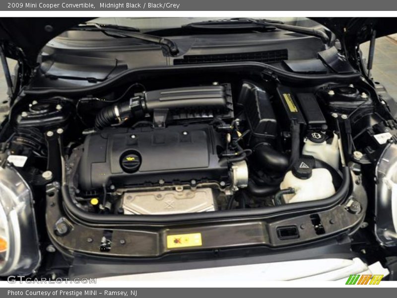 Midnight Black / Black/Grey 2009 Mini Cooper Convertible