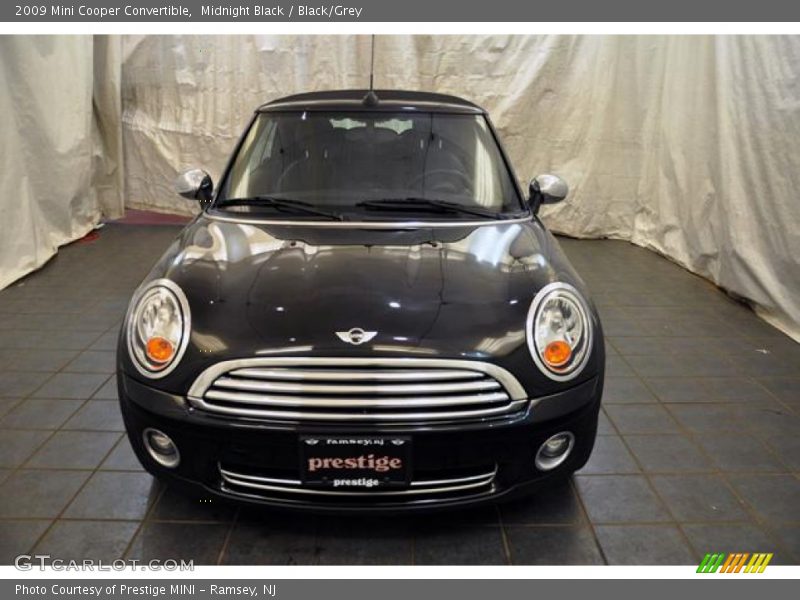 Midnight Black / Black/Grey 2009 Mini Cooper Convertible