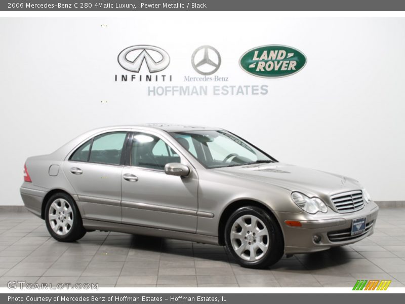 Pewter Metallic / Black 2006 Mercedes-Benz C 280 4Matic Luxury