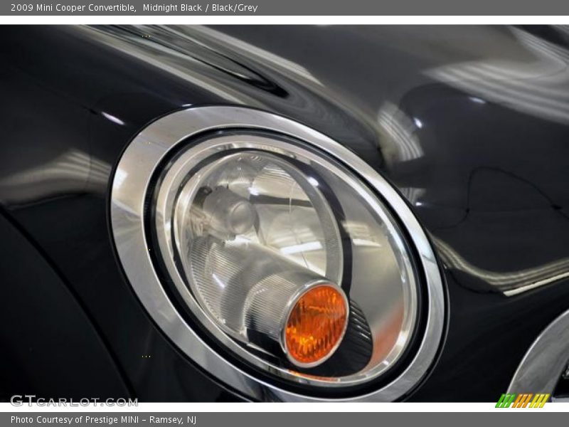 Midnight Black / Black/Grey 2009 Mini Cooper Convertible