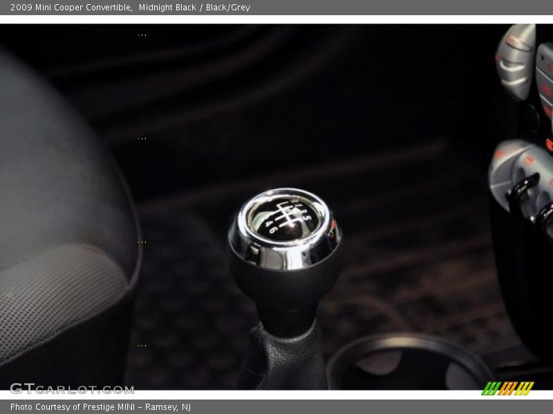 Midnight Black / Black/Grey 2009 Mini Cooper Convertible