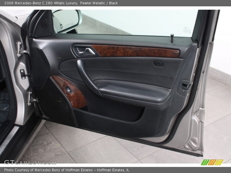 Pewter Metallic / Black 2006 Mercedes-Benz C 280 4Matic Luxury