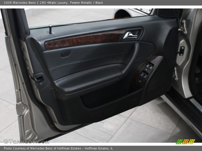 Pewter Metallic / Black 2006 Mercedes-Benz C 280 4Matic Luxury