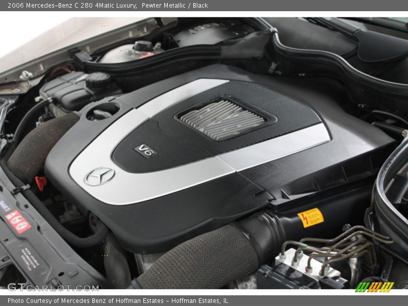 Pewter Metallic / Black 2006 Mercedes-Benz C 280 4Matic Luxury