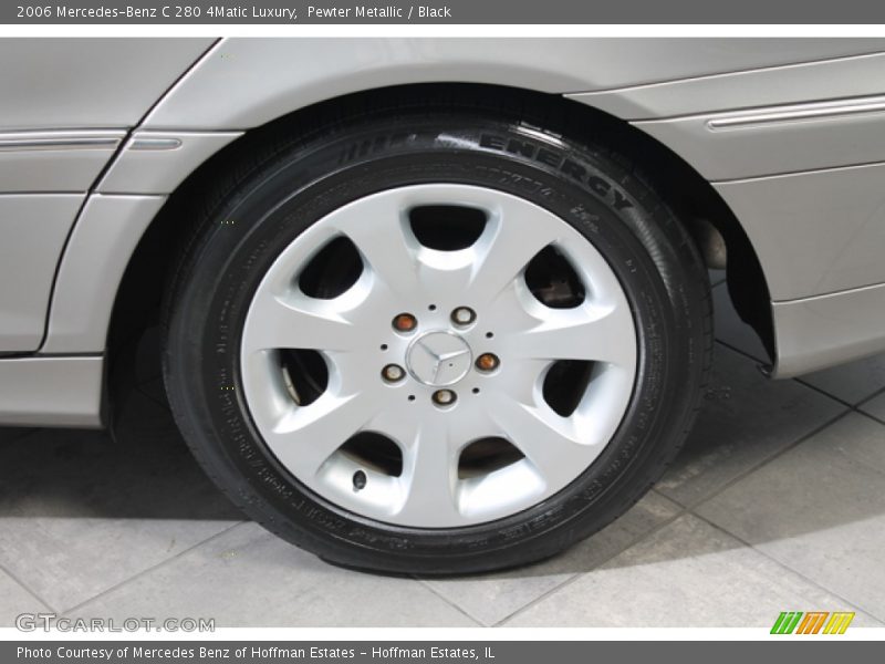 Pewter Metallic / Black 2006 Mercedes-Benz C 280 4Matic Luxury