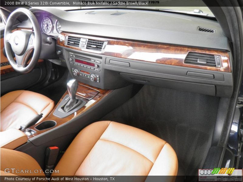 Monaco Blue Metallic / Saddle Brown/Black 2008 BMW 3 Series 328i Convertible