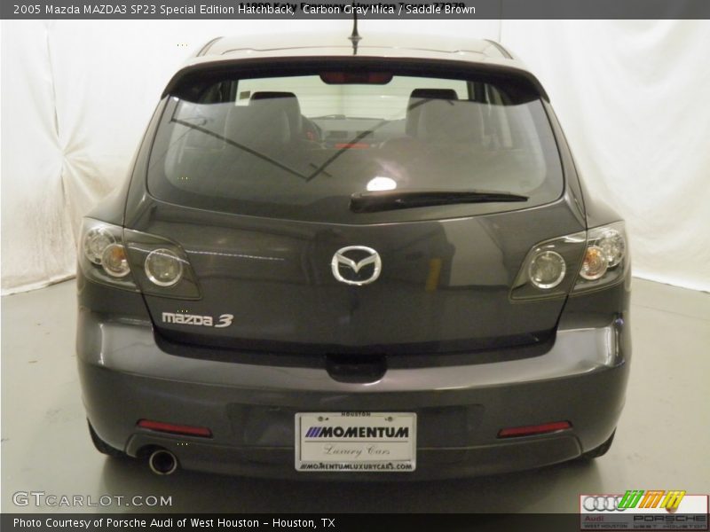 Carbon Gray Mica / Saddle Brown 2005 Mazda MAZDA3 SP23 Special Edition Hatchback